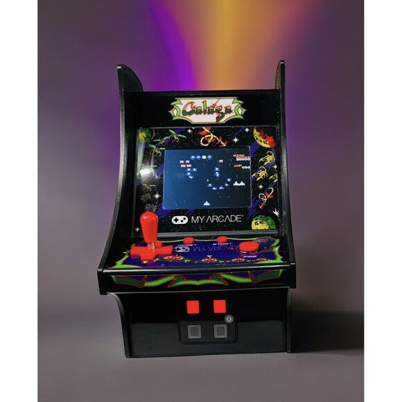 Galaga Video Game Micro Retro Player Mini Arcade Machine My Arcade Collectible - Picture 1 of 8